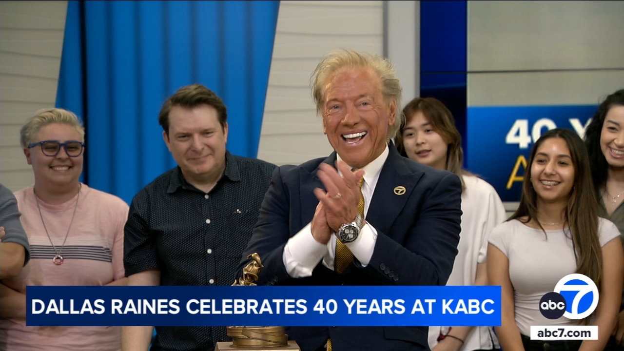 Dallas Raines honored for 40 years with Eyewitness News