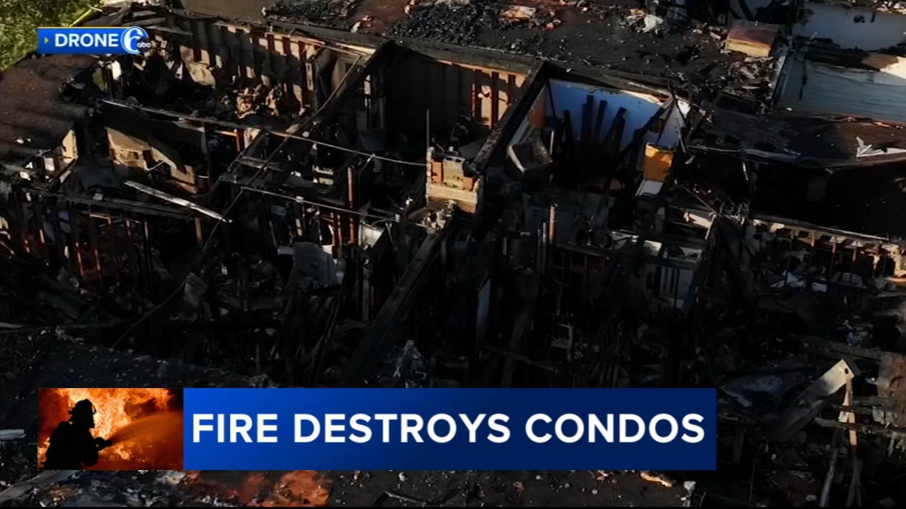 Massive fire destroys NJ apartment building; 24 families displaced