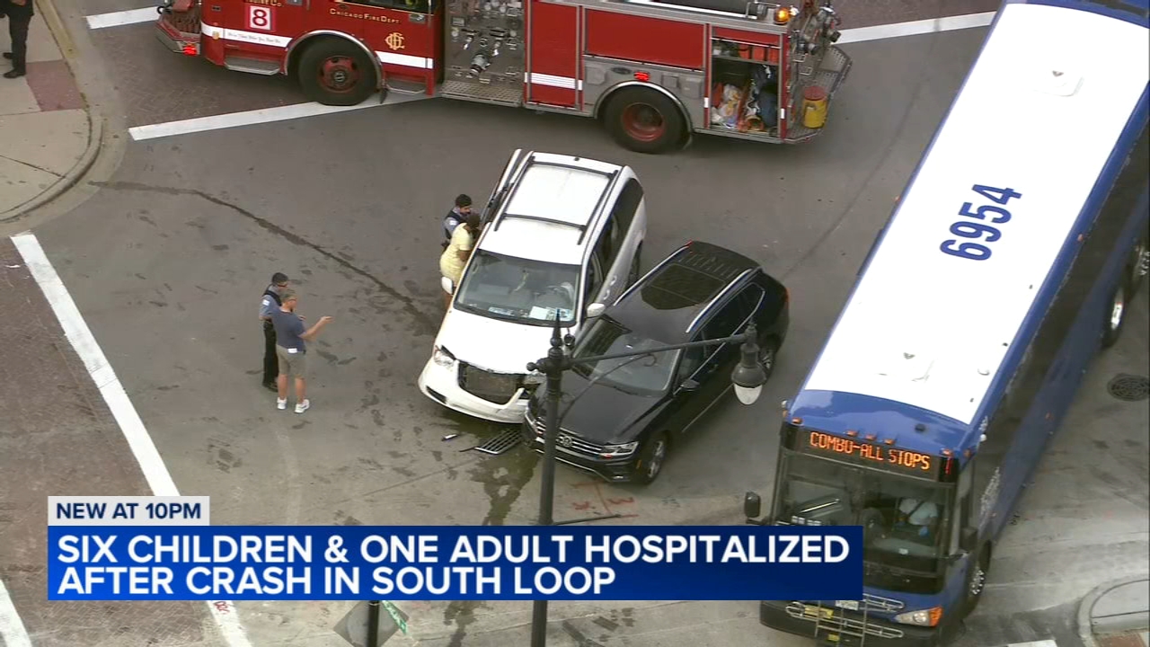 6 children among at least 7 injured in South Loop crash: CFD