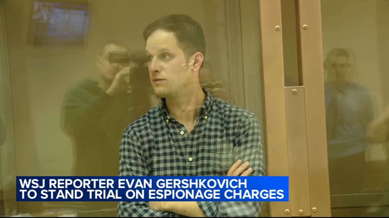 WSJ reporter Evan Gershkovich to stand trial in Russia on espionage charges