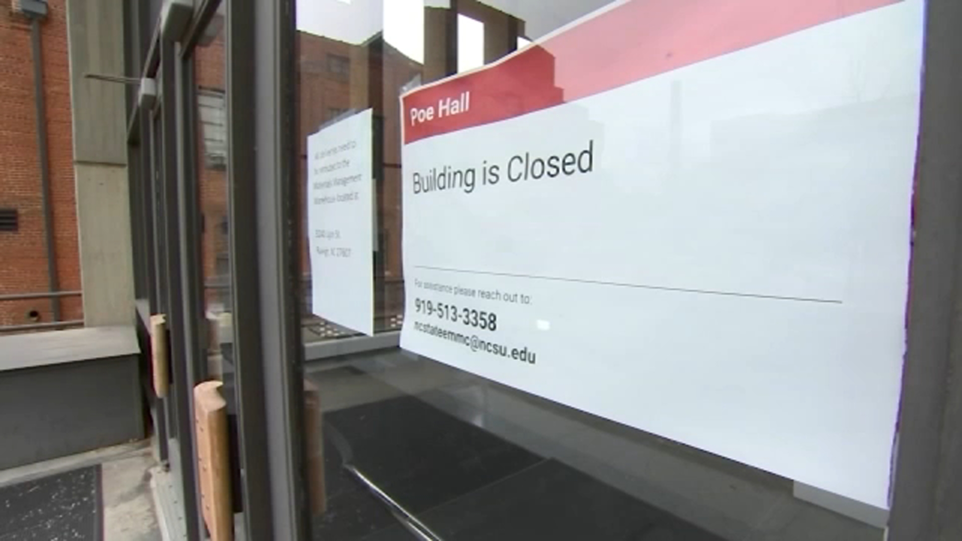 Legal battle rages on for access to NC State's Poe Hall