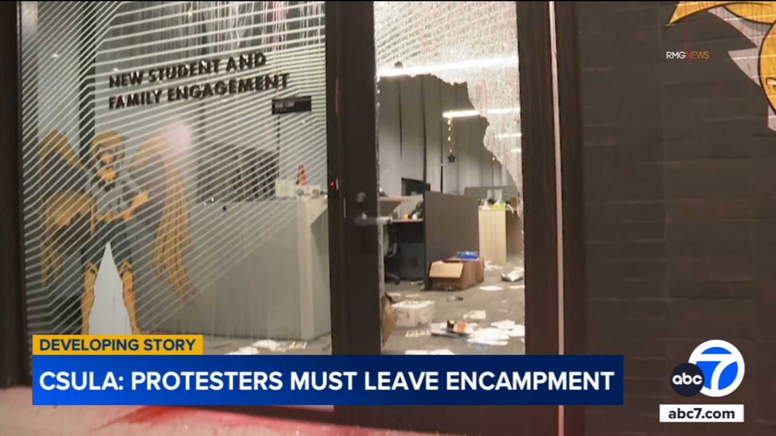 Cal State LA president says pro-Palestinian protesters 'must leave