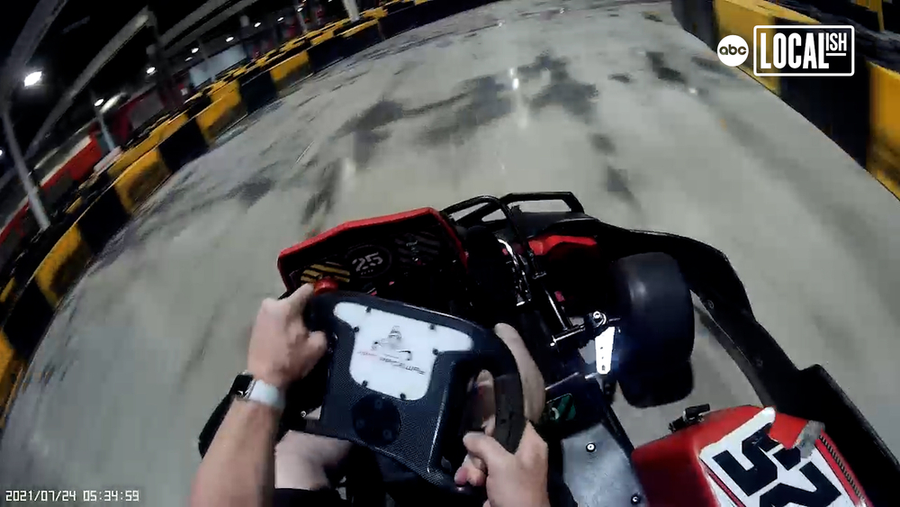 Rev up the family fun at this indoor raceway