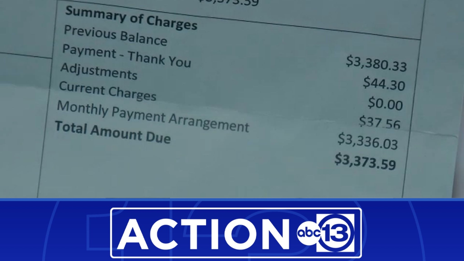 Northeast Houston mother and daughter get 3,000 bill deducted months