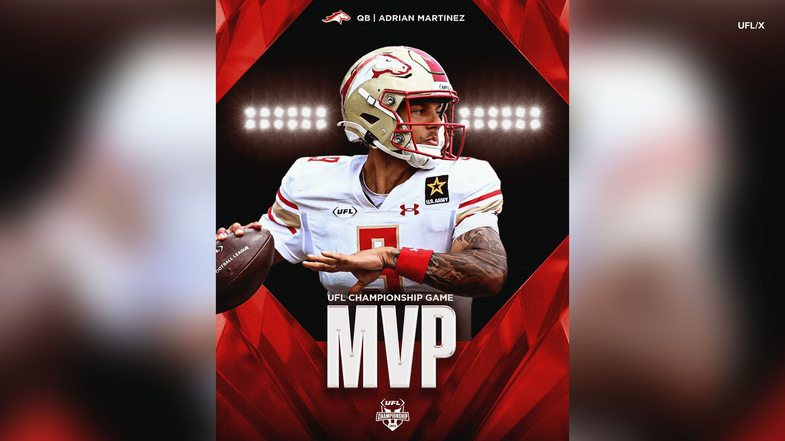 Former Clovis West QB Adrian Martinez crowned UFL Championship MVP