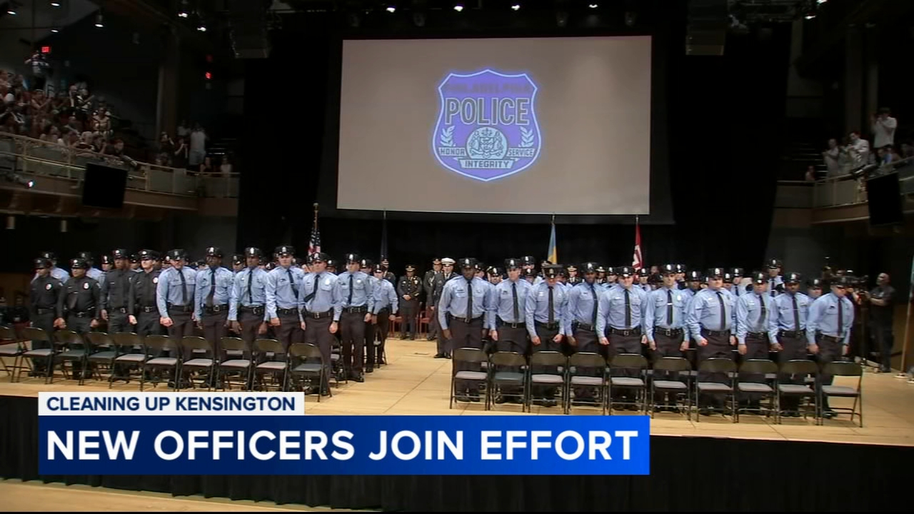 Philadelphia police's newest officers will patrol Kensington