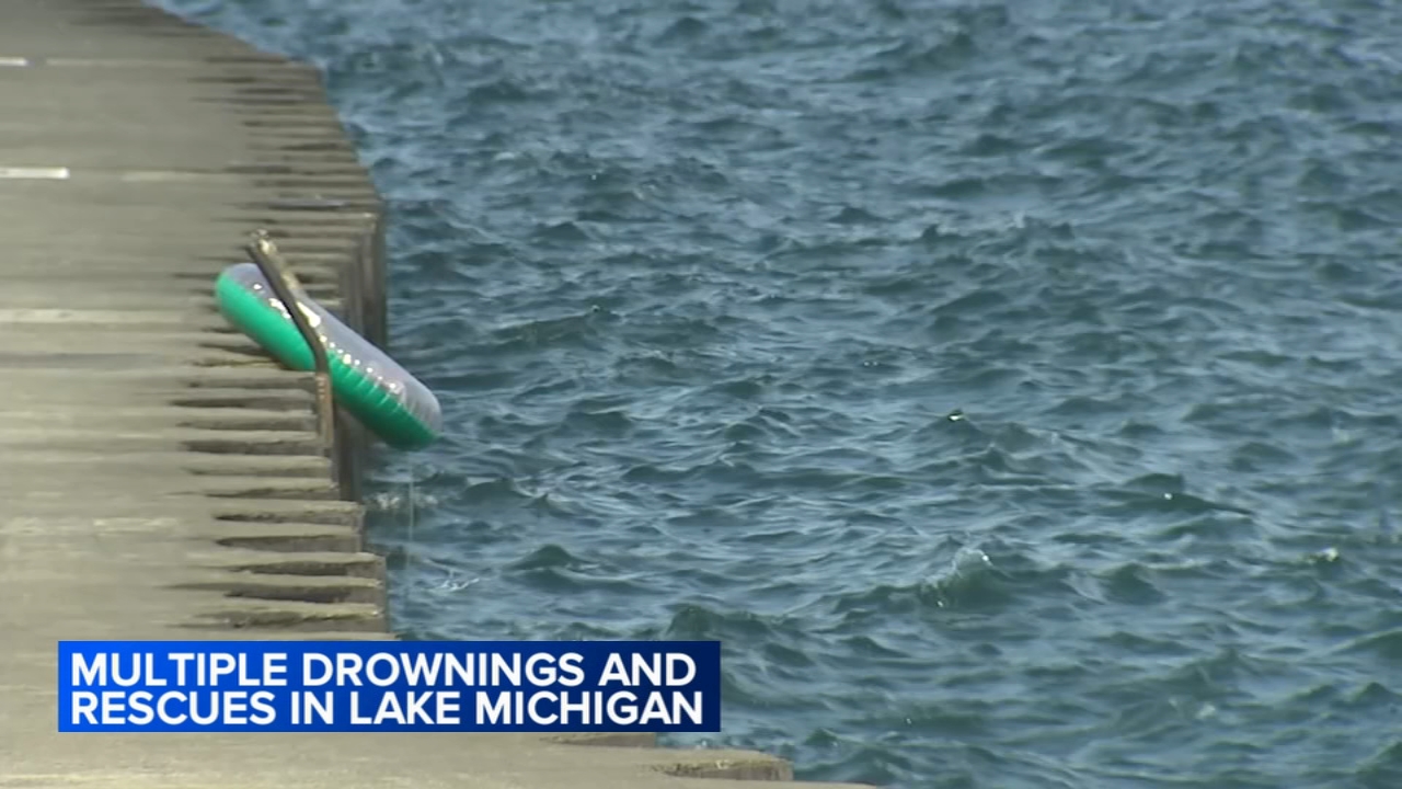 Woman hospitalized after passersby rescue swimmers from Lake Michigan