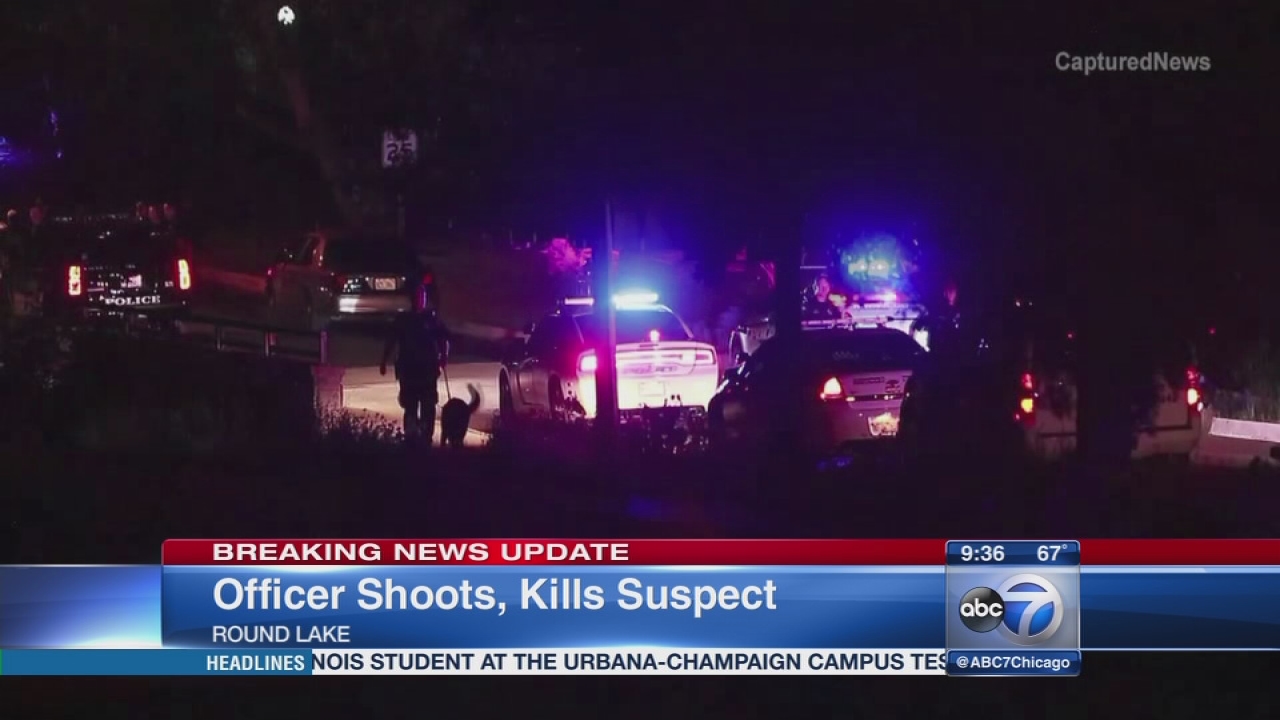 Man Shot Killed By Police In Round Lake Officer Injured Abc7 Chicago