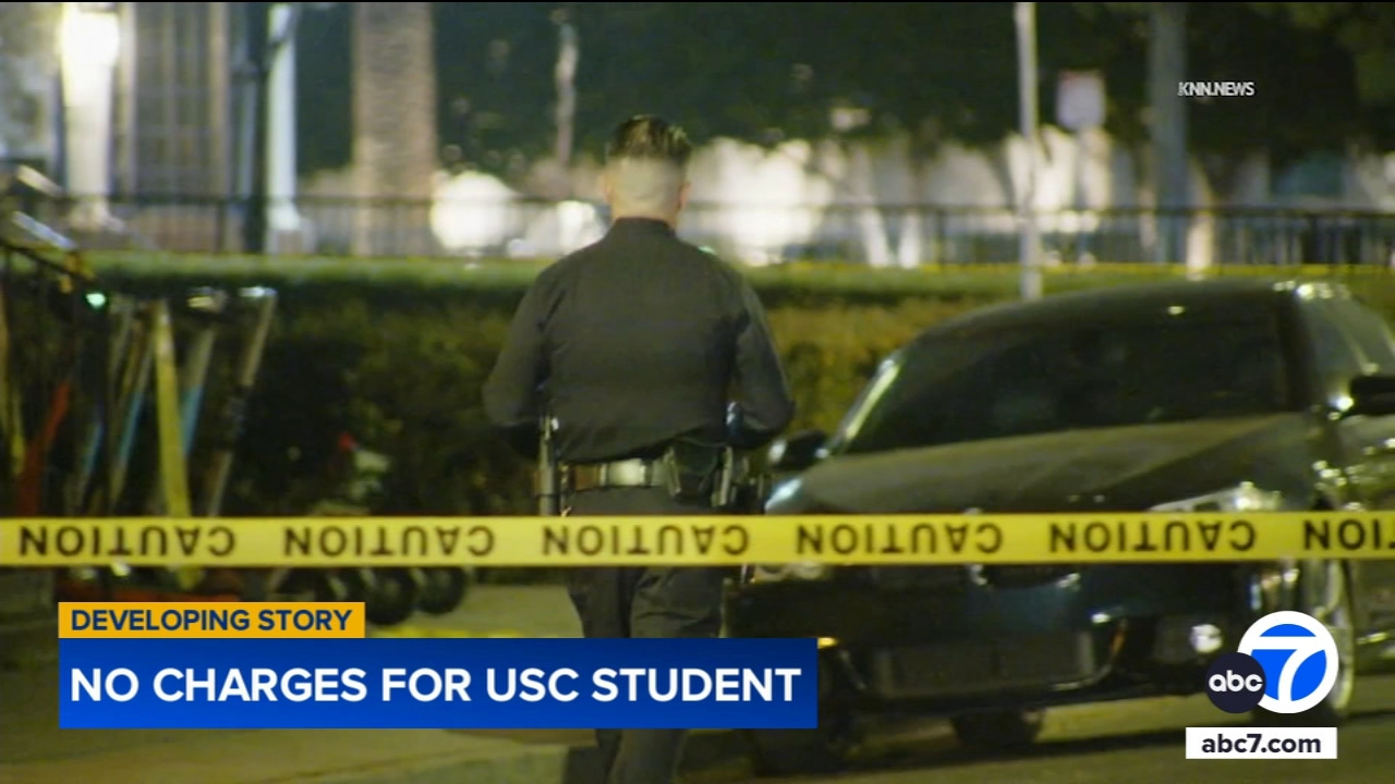USC student will not face charges in fatal stabbing of homeless man