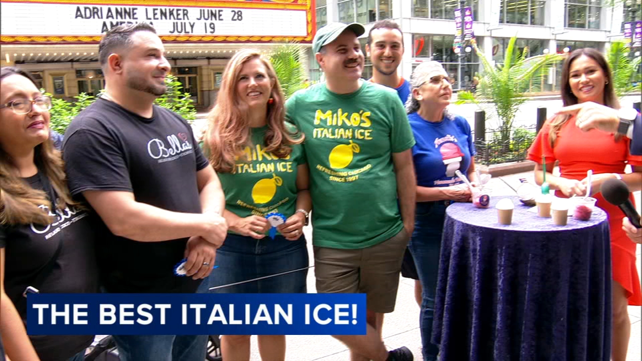 ABC7 Chicago Team names best Italian Ice flavor