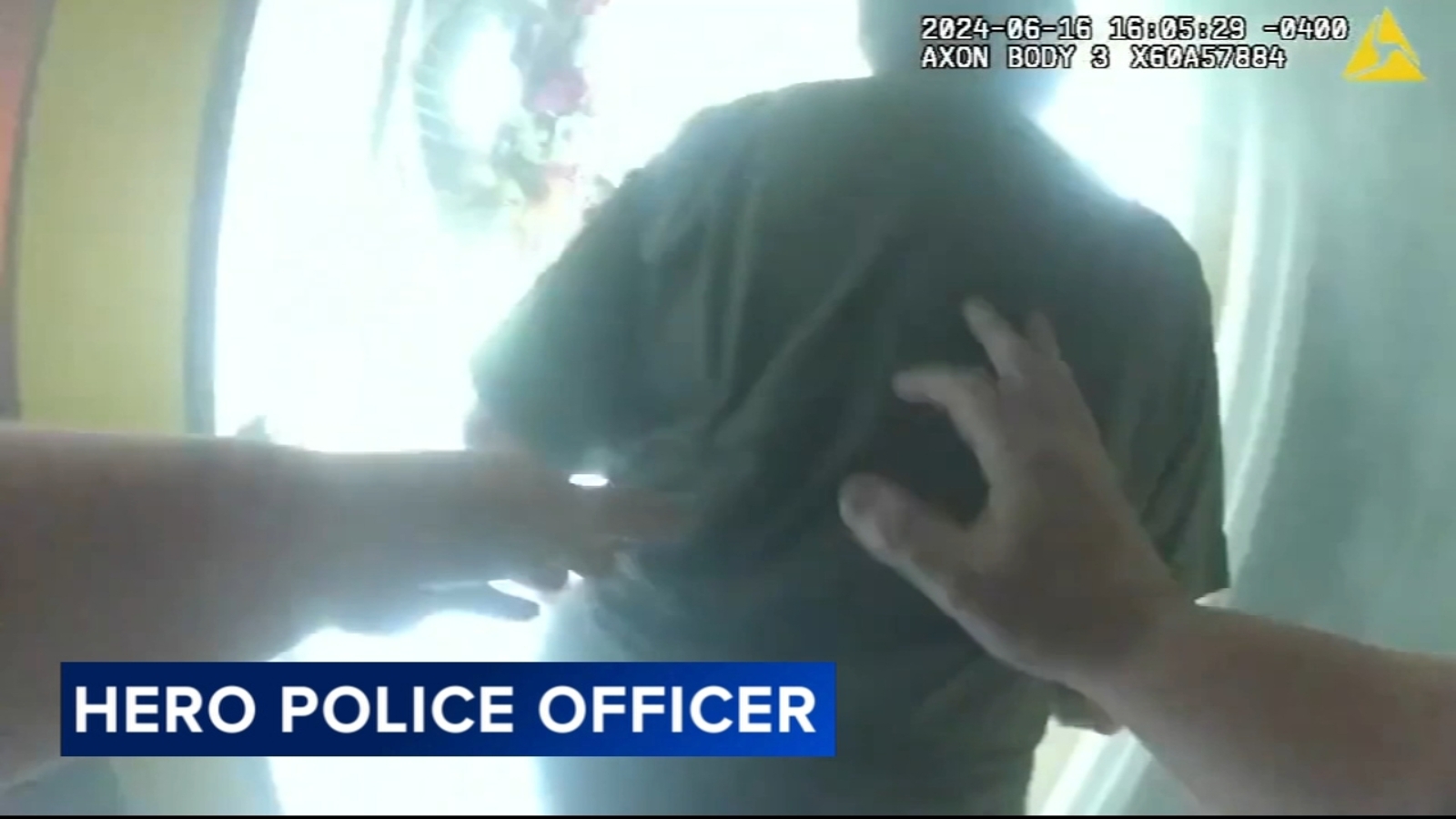 Body cam video shows Evesham Township officer save man from burning ...
