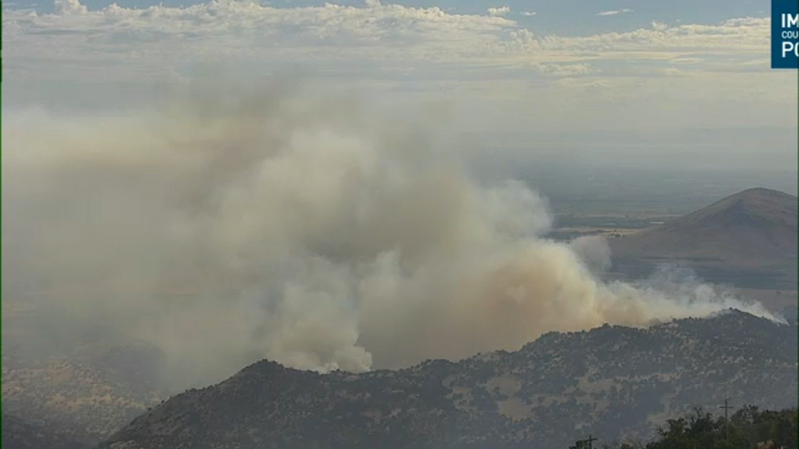 Evacuation warnings issued as fire burns in Wonder Valley