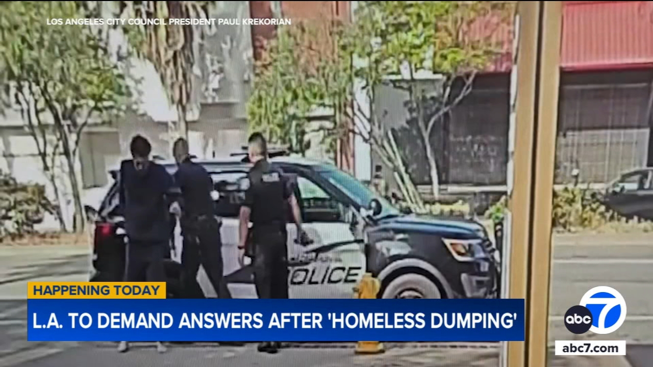 LA City Council to demand answers after video shows 'homeless dumping'