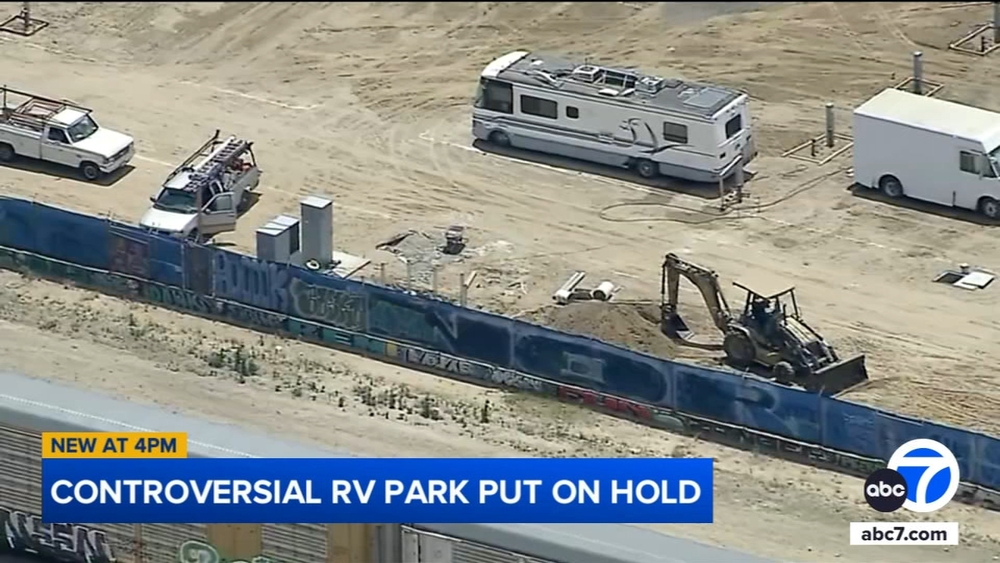 LA halts opening of nearly-completed RV park in Harbor City