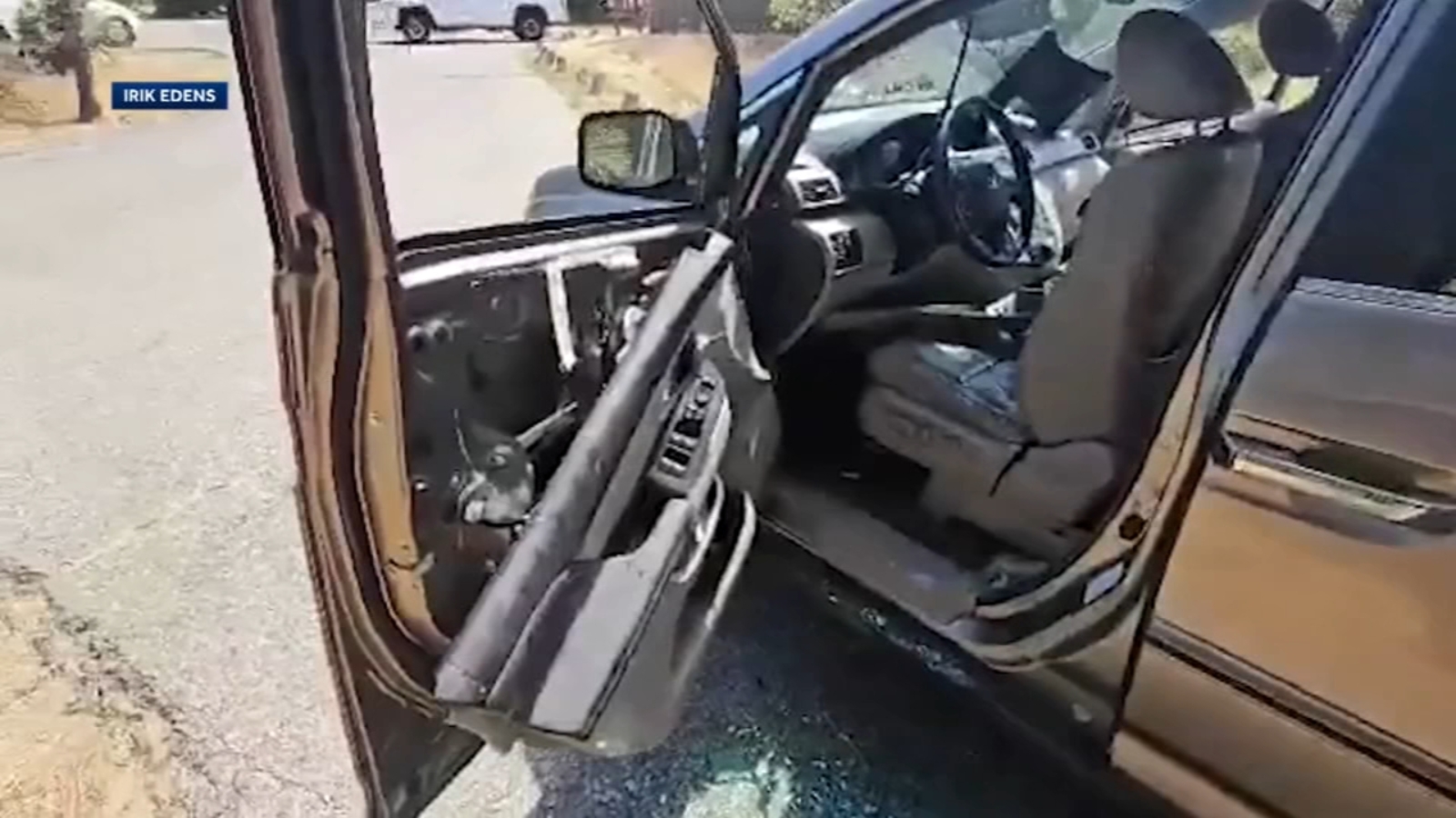 Bear destroys family's car during trip to Bass Lake