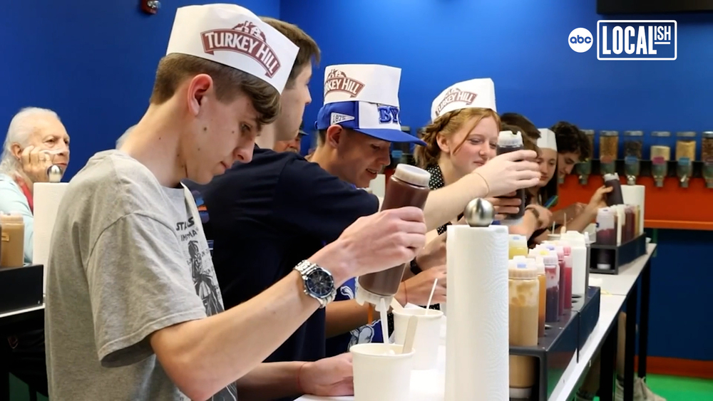 You can milk cows and make ice cream at the Turkey Hill Experience
