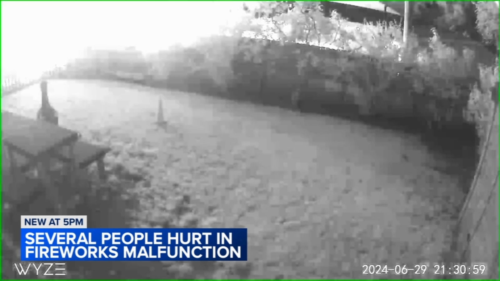 Apparent Griffith, Indiana fireworks accident leaves 7 injured, homes