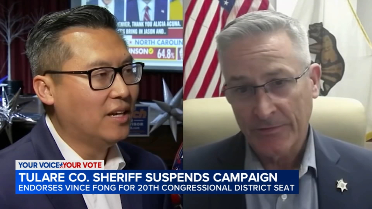 Tulare County Sheriff Mike Boudreaux suspends campaign for Congress, endorses Vince Fong
