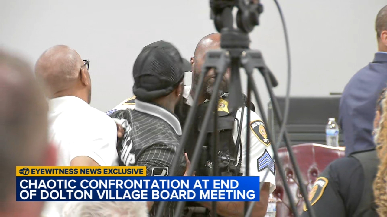 
Activist confronts Dolton trustee over sexual assault allegations