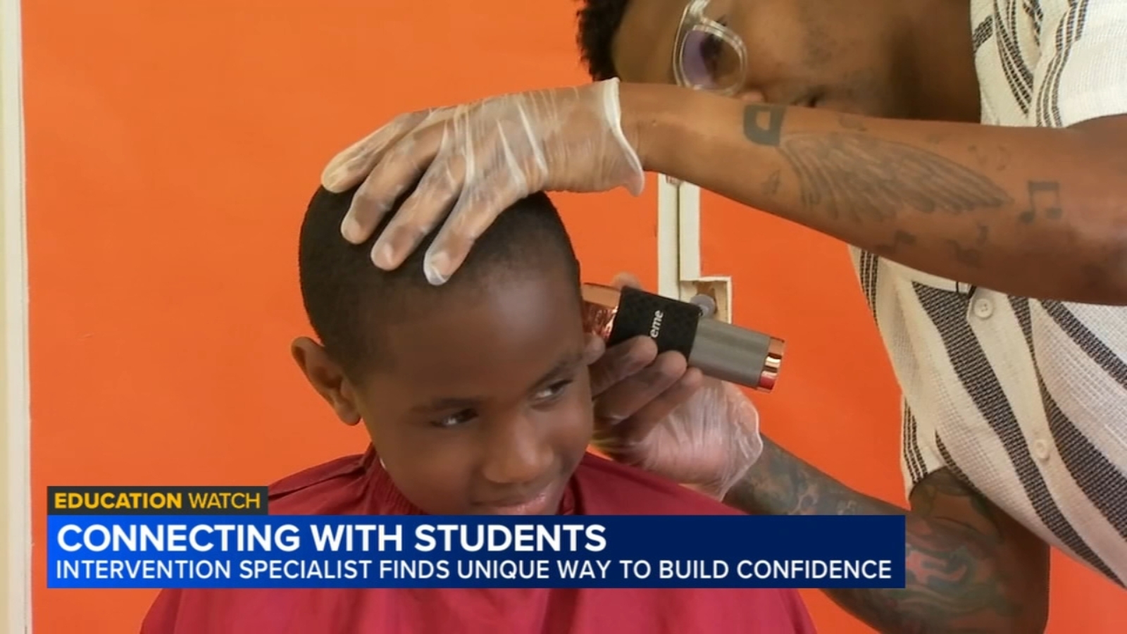 Turner Elementary Intervention Specialist builds student confidence through lunchtime haircuts