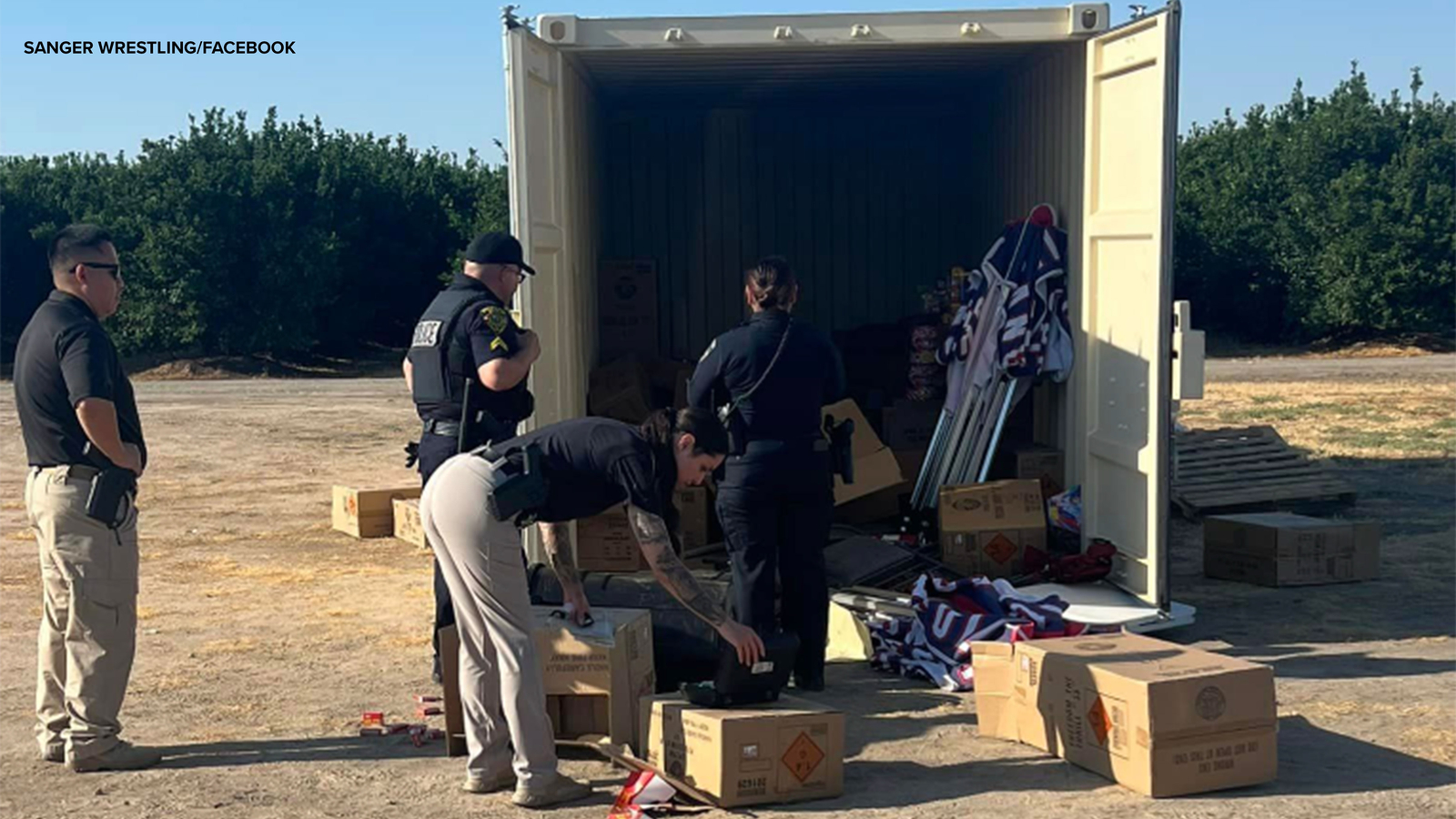 At least $25k worth of fireworks stolen from Sanger High wrestling stand
