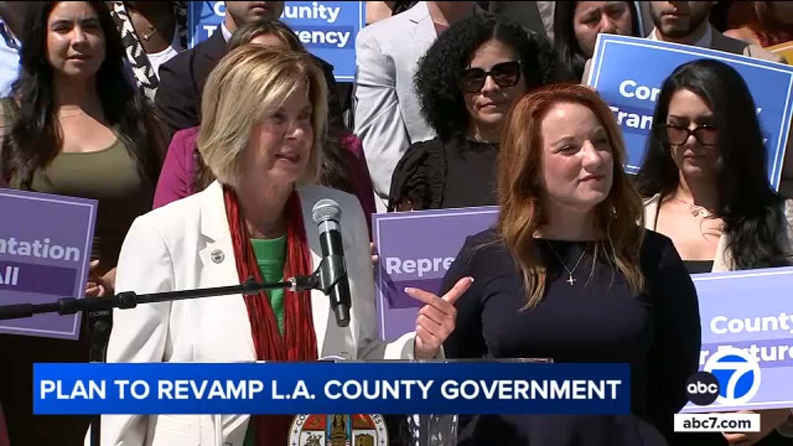 Los Angeles County Supervisors Lindsey Horvath and Janice Hahn propose ...