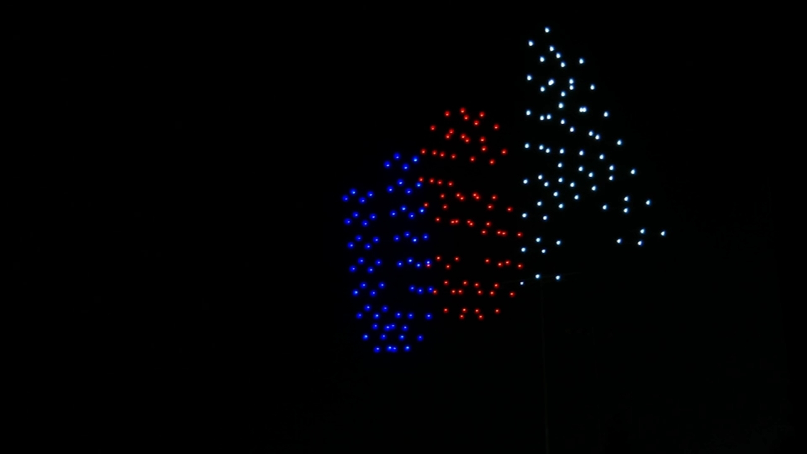 Drone shows light up Valley skies for safe and eco-friendly celebrations