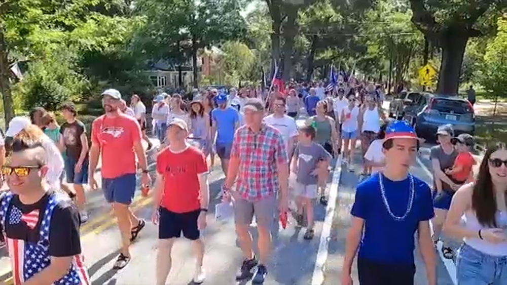 Durham's July 4th parade in Watts-Hillandale