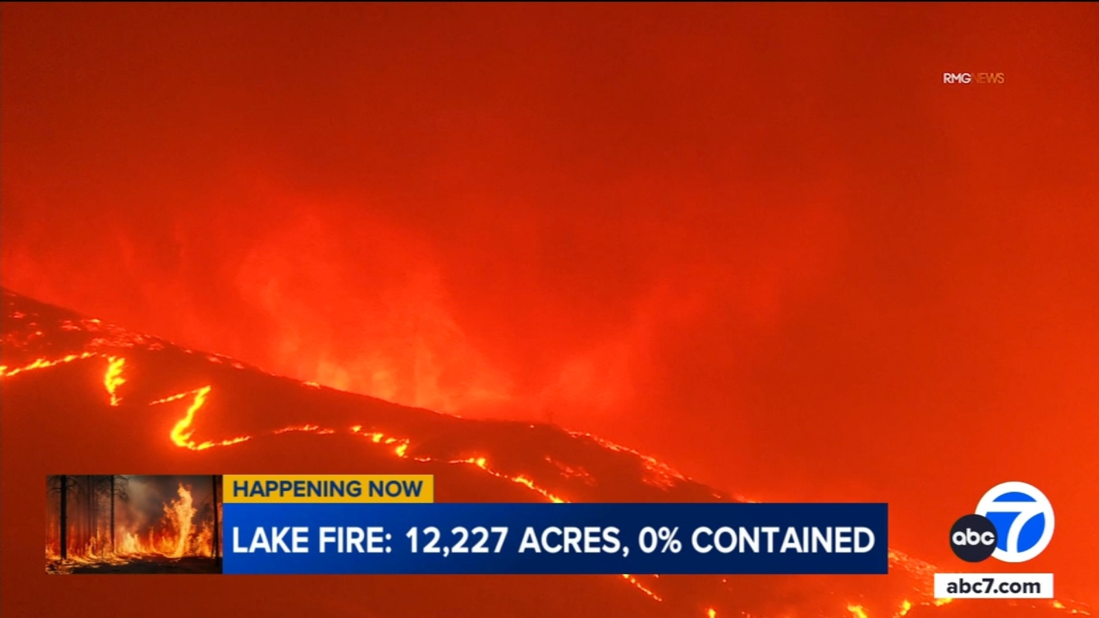 Lake Fire spreads to more than 13,000 acres in Santa Barbara County ...