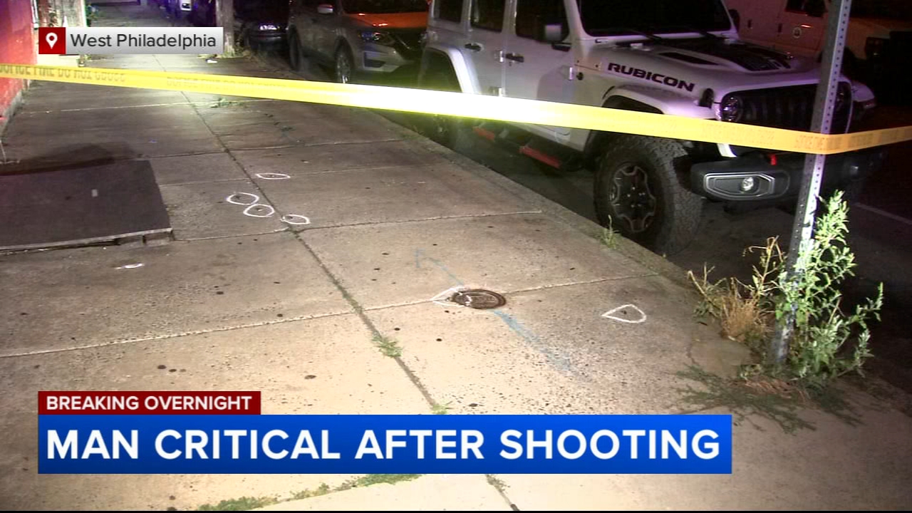 Man critically injured in West Philadelphia shooting
