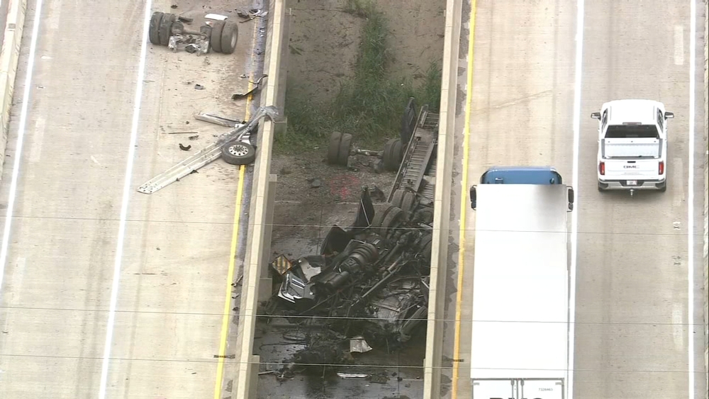 
Driver killed after semi-trailer falls off I-80