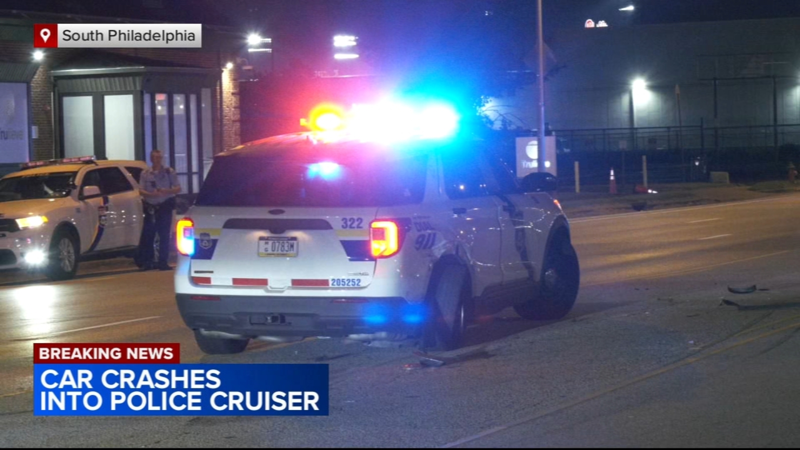 South Philadelphia crash leaves officer, 2 others hospitalized - 6abc ...