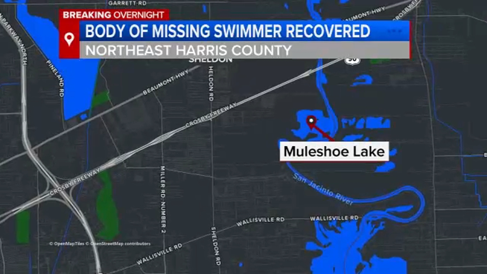 Muleshoe Lake missing swimmer Harris County Sheriff's Office recovers