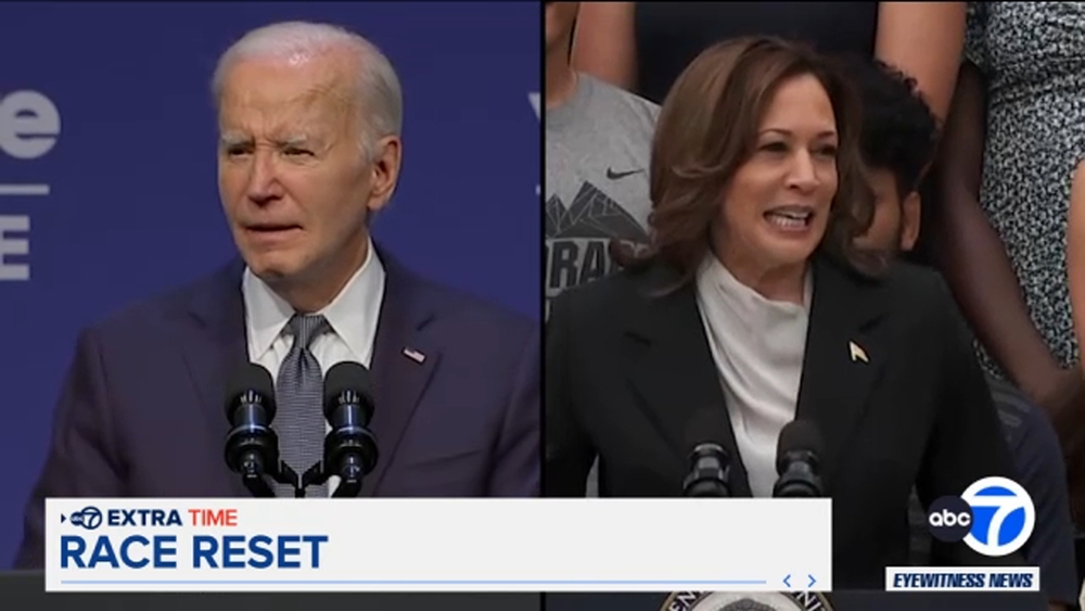 Extra Time: Harris makes 1st comments since Biden's seismic decision