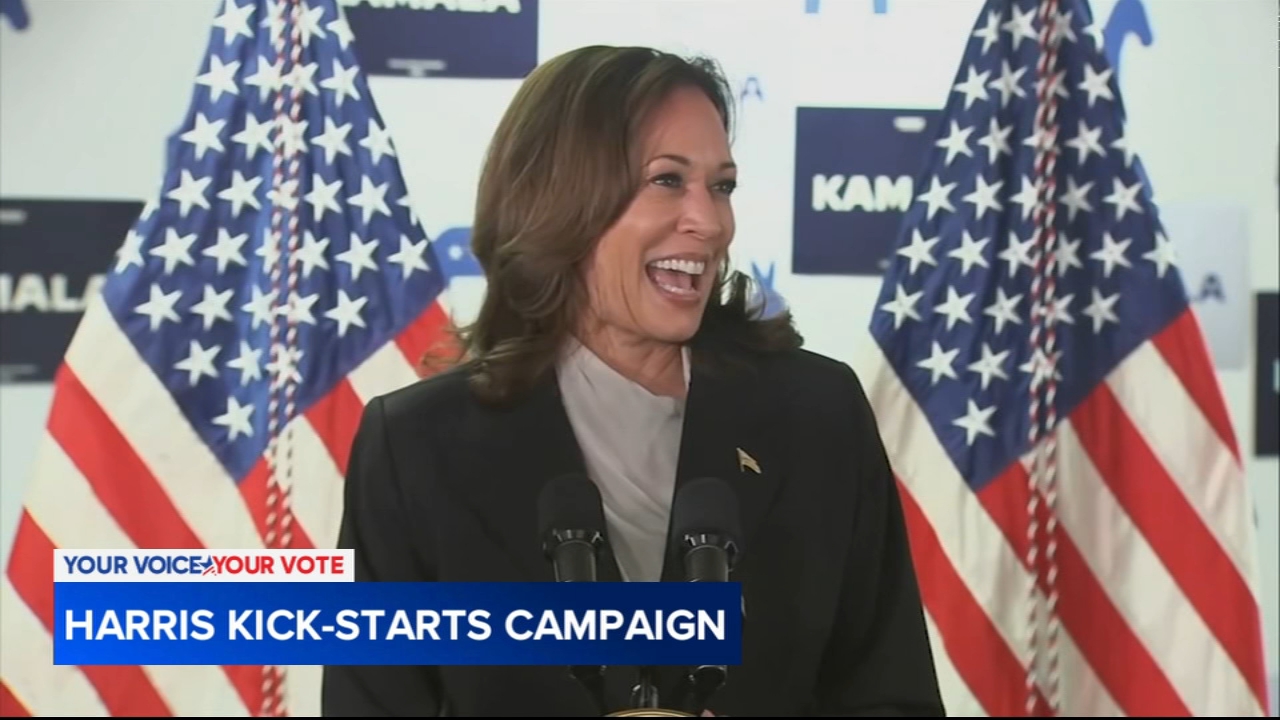 VP Harris says Biden 'fights for the American people' in 1st address since announcement