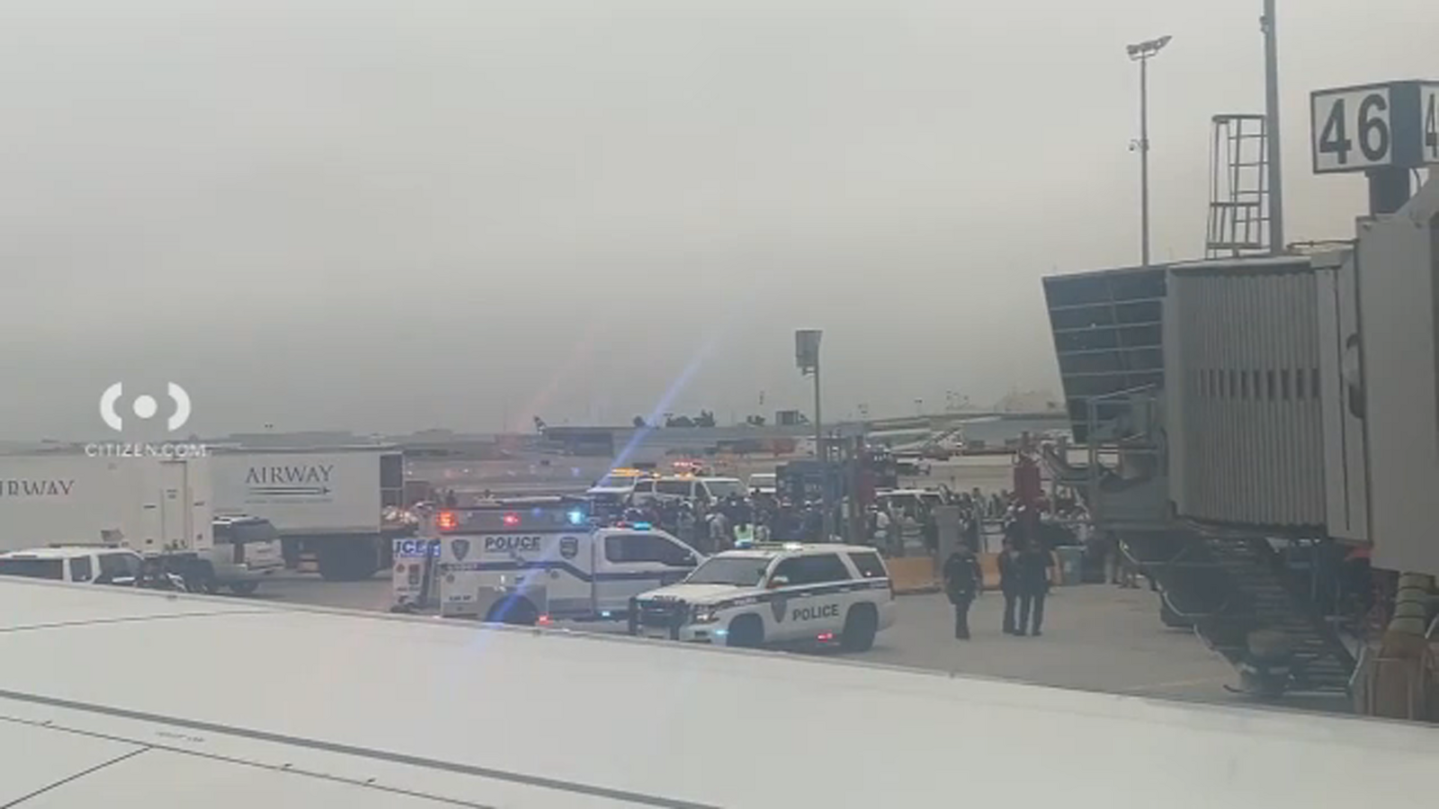 JFK airport fire 9 injured, American Airlines flights canceled and