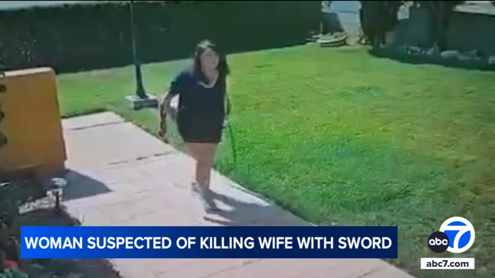 Woman arrested for allegedly stabbing wife to death with sword in San