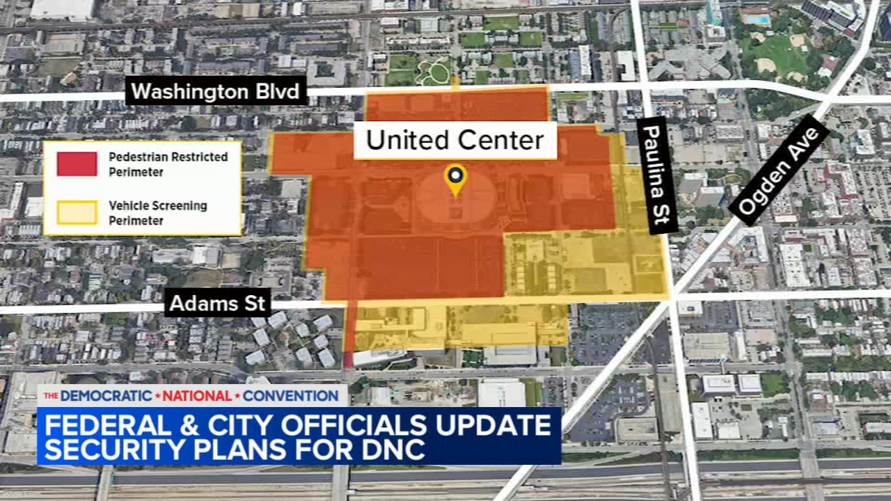Secret Service unveils security perimeters for 2024 Chicago DNC
