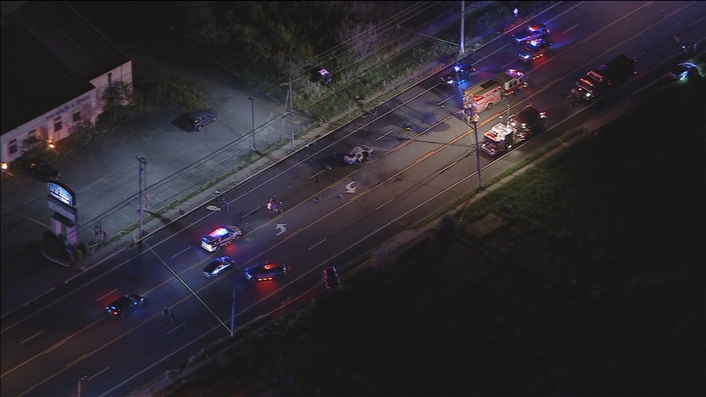 Fiery multi-vehicle crash under investigation in South Jersey