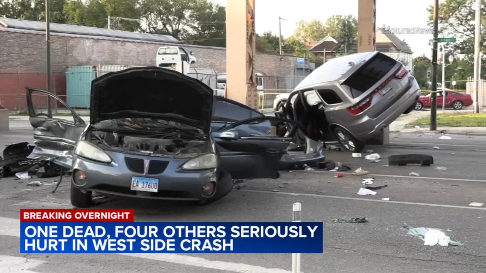 Chicago Fatal Crash: 1 killed, 4 critically injured in West Side wreck