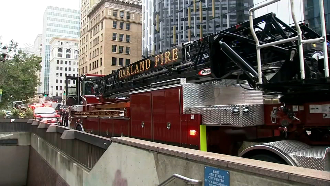 Oakland BART station evacuated due to electrical room fire: officials