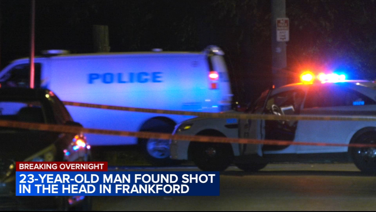 Philadelphia shooting: 23-year-old man found dead after being shot in head in Frankford section