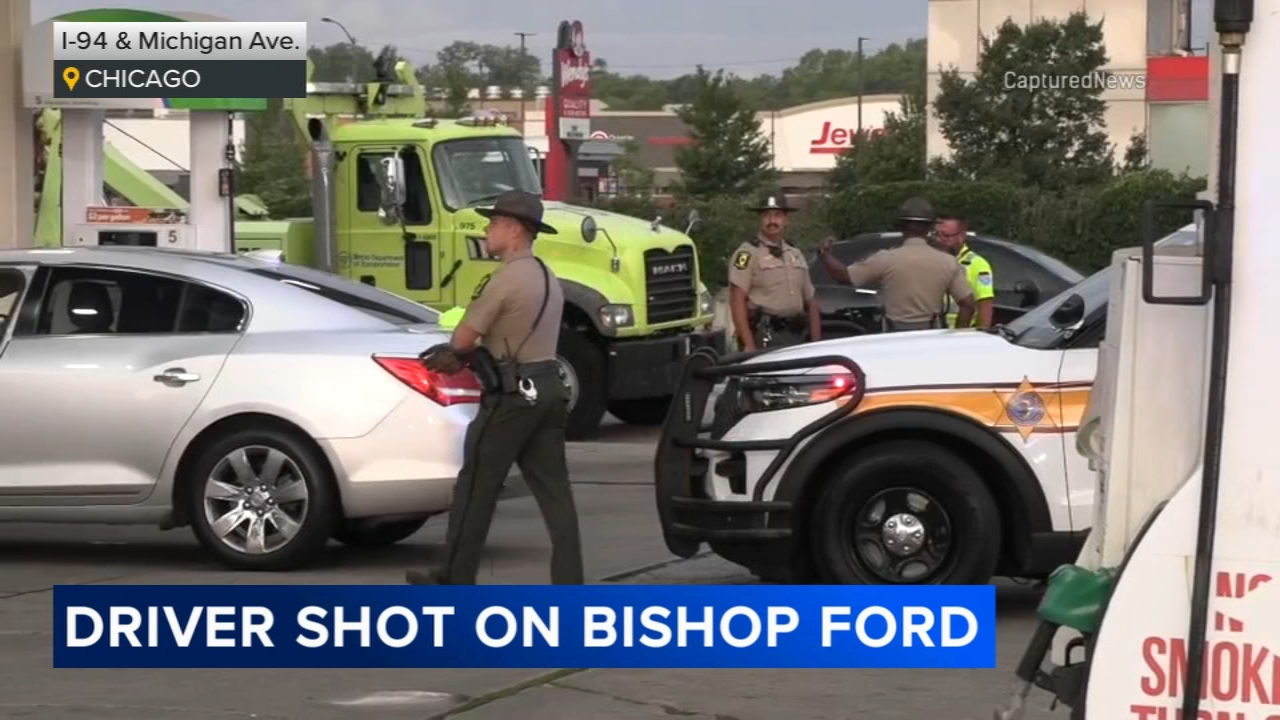 Driver shot on Bishop Ford, police say