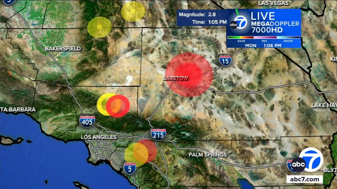 Sismo de magnitud 4.9 sacude área de Barstow