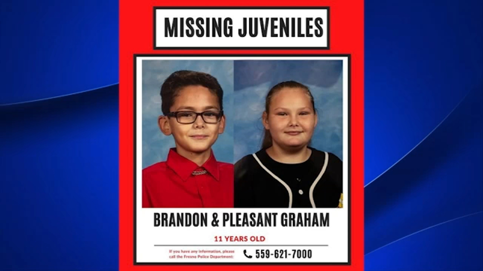 Fresno Police searching for pair of missing siblings