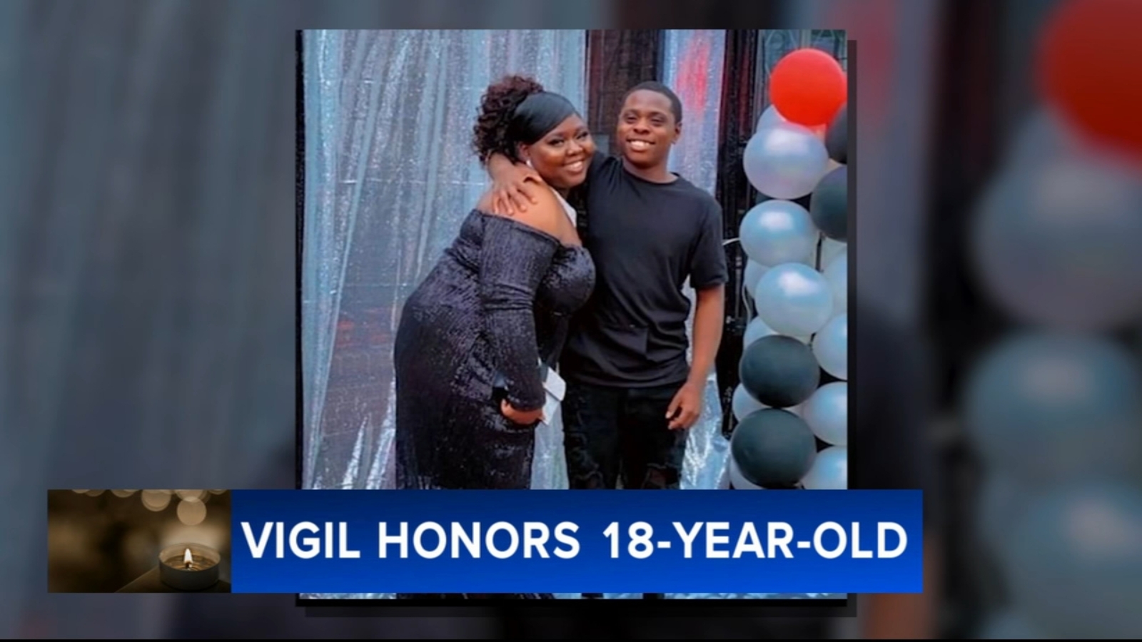 Vigil honors 18-year-old high school student Amir Rambert who was ...