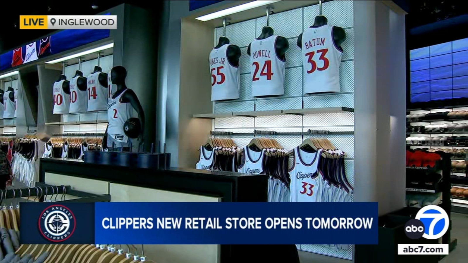 Clippers open first flagship store for team merchandise as they prepare ...