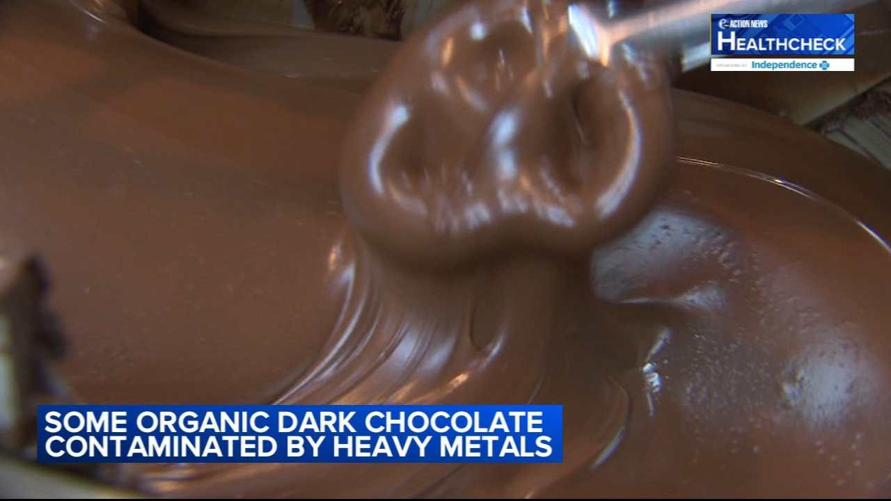 Heavy metals, like lead, were found in dark chocolate