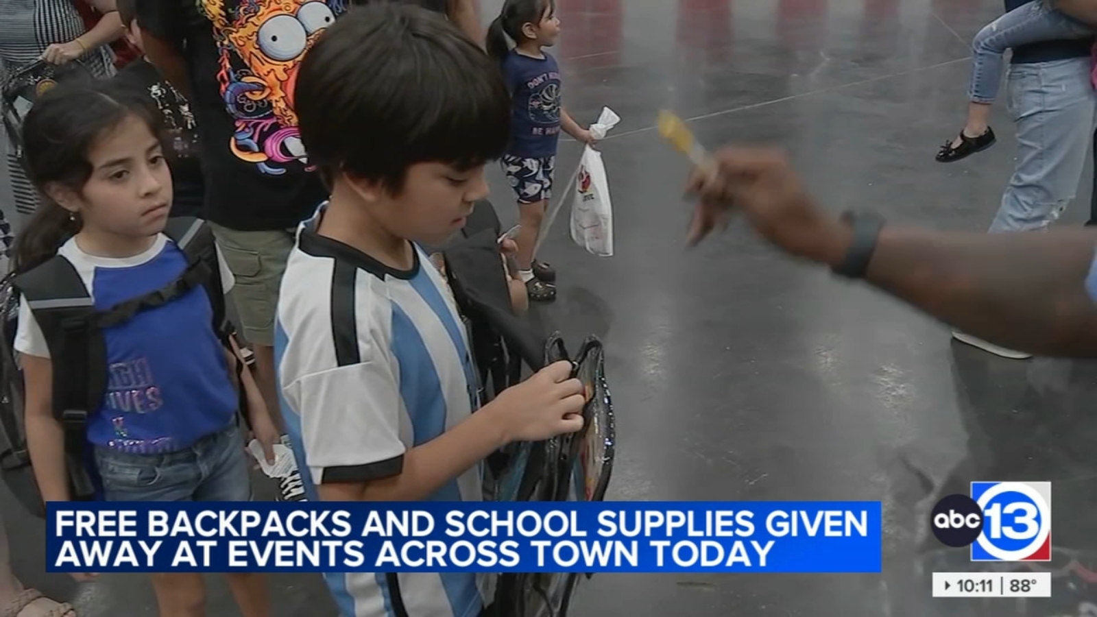 Free backpacks and school supplies given away at events across Houston ...