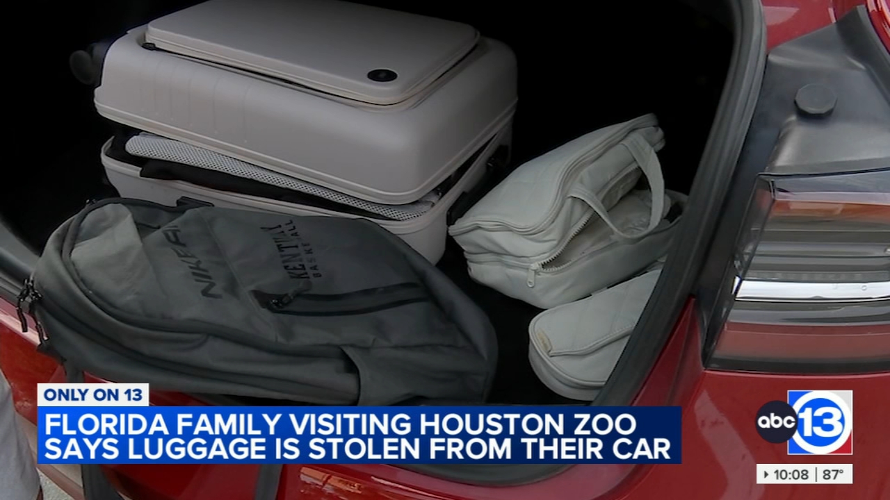 Florida couple says $15,000 worth of luggage stolen at Houston Zoo hours before flying home
